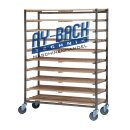 Ausbackwagen 10 x 120 x 40 cm Edelstahl ohne Roste