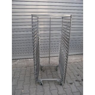 Frosterwagen / Transportwagen Edelstahl 23 x 58/78 cm längs