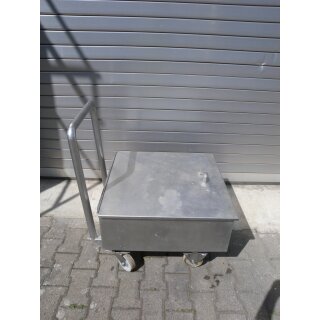 Fleisch Transportwagen Edelstahl ca. 85 x 67 x 49 cm (B x T x H)