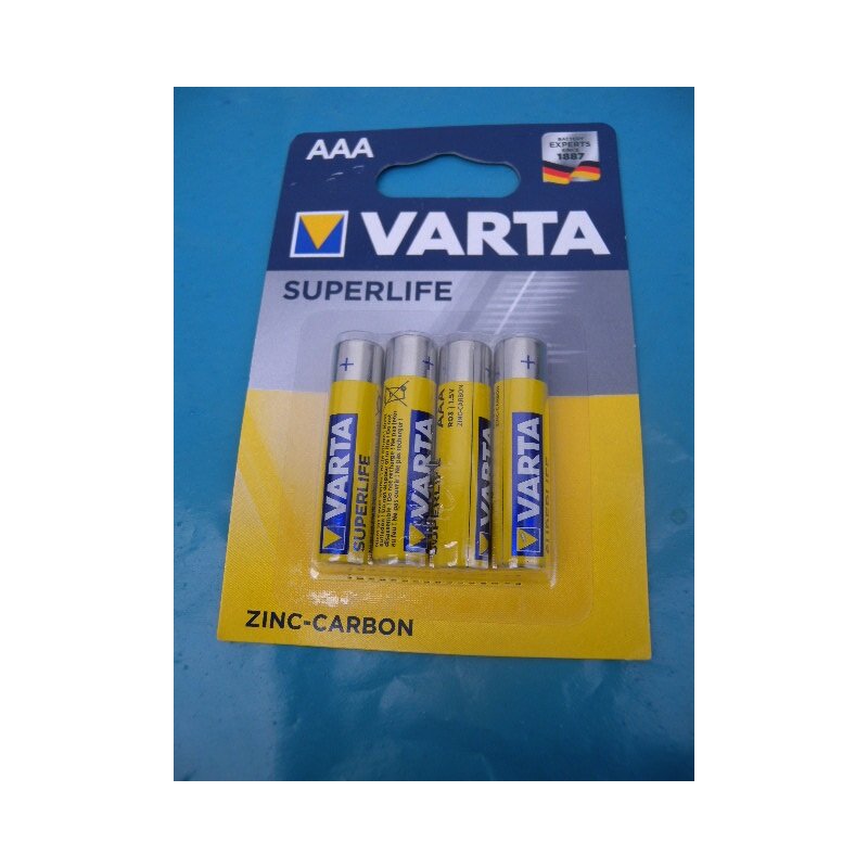 4er Set VARTA Batterien AAA Micro 2003 Ministilo R03 1,5V NEU