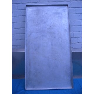 Aluminium Backblech ca. 59 x 111 x 2 cm (B x T x H) 4RandOHNE LÖCHER