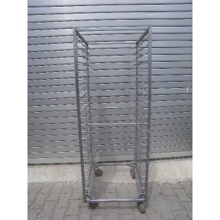 Frosterwagen / Universalwagen  24 x 60/80 cm Edelstahl mit Rundstäbe