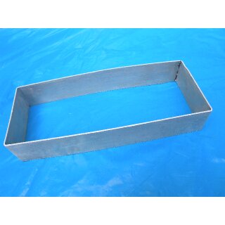 Backrahmen viereckig Aluminium ca. 28 x 11 x 5 cm (B x T x H)